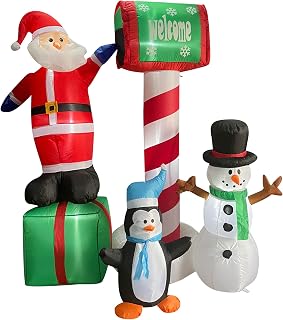 Christmas Snowman Inflatable Yard Decoration