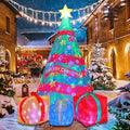 7FT Christmas Gift Box Inflatable Yard Decoration