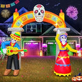 9Ft Halloween Skeleton Inflatable Yard Decoration