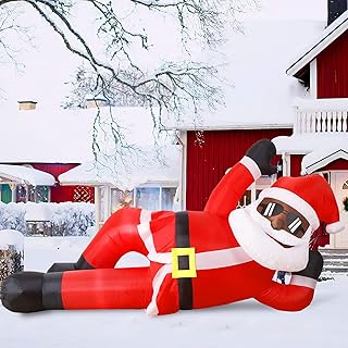 10 FT Christmas Santa Claus Inflatable Yard Decoration