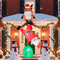8FT Christmas Reindeer Inflatable Yard Decoration