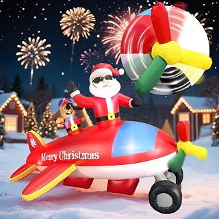 8FT Christmas Santa Claus Inflatable Yard Decoration