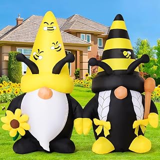 6 FT Holiday Gnome Inflatable Yard Decoration