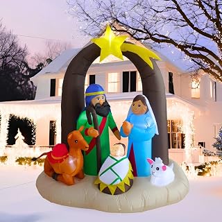 6FT Christmas Archway Inflatable Yard Decoration
