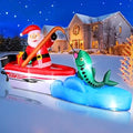 11 FT Christmas Santa Claus Inflatable Yard Decoration