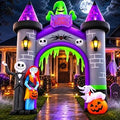 12FT Halloween Witch Inflatable Yard Decoration