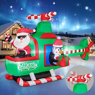 6.5 FT Christmas Santa Claus Inflatable Yard Decoration