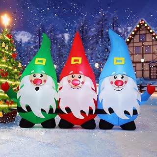 7.5 FT Christmas Gnome Inflatable Yard Decoration