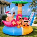 6.8FT Christmas Santa Claus Inflatable Yard Decoration