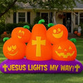 5 ft Halloween Pumpkin Inflatable Yard Decoration