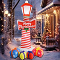 8.1FT Christmas Gift Box Inflatable Yard Decoration