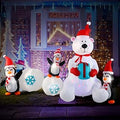 10FT Christmas Snowman Inflatable Yard Decoration