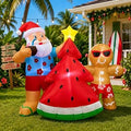 5.7FT Christmas Santa Claus Inflatable Yard Decoration