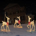 4FT Christmas Reindeer Family Yard Decoration 3 Pack
