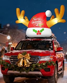 8.5FT Christmas Reindeer Inflatable Yard Decoration