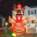 9.8FT Fall Pumpkin Inflatable Yard Decoration