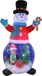 8 FT Christmas Snowman Inflatable Yard Decoration