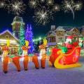 12 Ft Christmas Reindeer Inflatable Yard Decoration