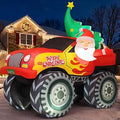 7.2 FT Christmas Santa Claus Inflatable Yard Decoration