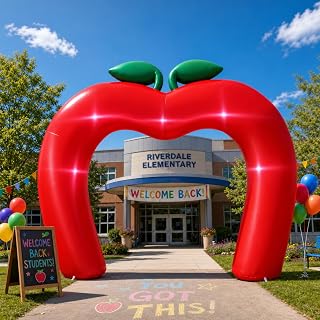9ft Holiday Archway Inflatable Yard Decoration