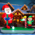 5.6 FT Christmas Santa Claus Inflatable Yard Decoration