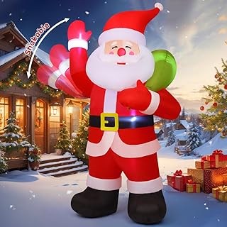 9FT Christmas Santa Claus Inflatable Yard Decoration