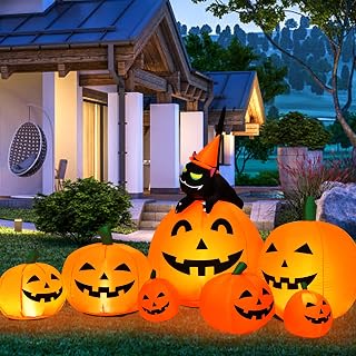 7.5 FT Halloween Witch Inflatable Yard Decoration