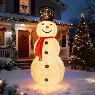 6FT Christmas Snowman Yard Decoration