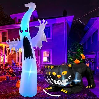 12 FT Halloween Ghost Inflatable Yard Decoration