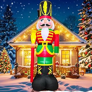 12FT Christmas Nutcracker Inflatable Yard Decoration