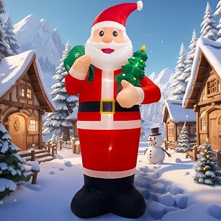 14 FT Christmas Santa Claus Inflatable Yard Decoration