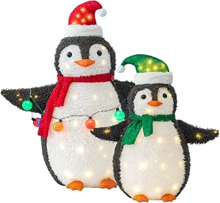 Christmas Penguin Yard Decoration