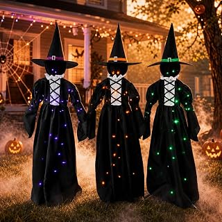 Halloween Witch Yard Decoration Set of 3