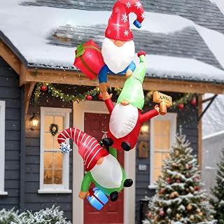 8FT Easter Gnome Inflatable Yard Decoration