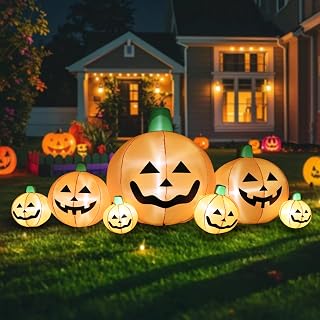 8.7 FT Halloween Pumpkin Inflatable Yard Decoration