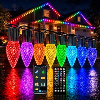 118FT Christmas Outdoor String Lights