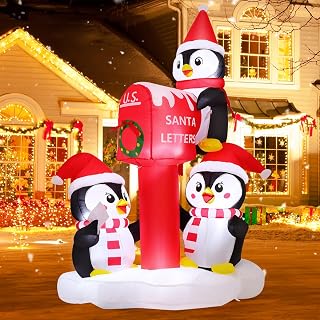 6.5 FT Christmas Santa Claus Inflatable Yard Decoration
