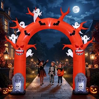 10FT Halloween Ghost Inflatable Yard Decoration