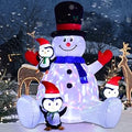 7Ft Christmas Snowman Inflatable Yard Decoration