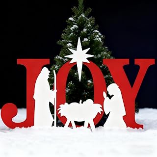 48 inches Christmas Nativity Scene Yard Decoration