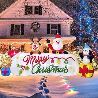 10ft Christmas Reindeer Inflatable Yard Decoration
