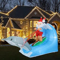 7.55FT Christmas Santa Claus Inflatable Yard Decoration