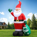 10 FT Christmas Santa Claus Inflatable Yard Decoration