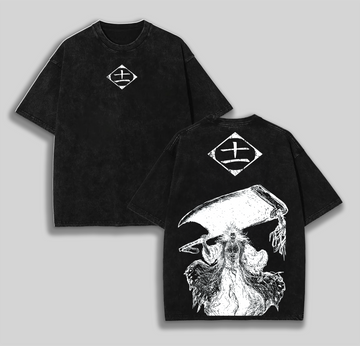 Retro Heavy Limited Kenpachi Zaraki Squads 11 Bleach Anime Double Printed Vintage Washed Tee Unisex Oversize Anime Manga Washed