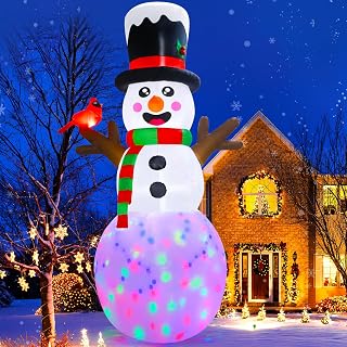 12FT Christmas Snowman Inflatable Yard Decoration