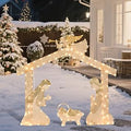 4.5FT Christmas Nativity Scene Yard Decoration