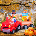 8FT Fall Pumpkin Inflatable Yard Decoration