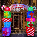 8 FT Christmas Gift Box Inflatable Yard Decoration