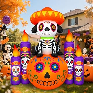 6 FT Halloween Pumpkin Inflatable Yard Decoration