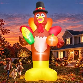 12FT Fall Pumpkin Inflatable Yard Decoration